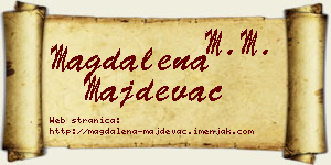Magdalena Majdevac vizit kartica